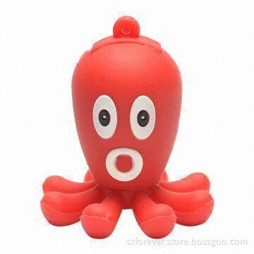 Cartoon USB Flash Drive with Excellent Performance and 10-year Data Retention